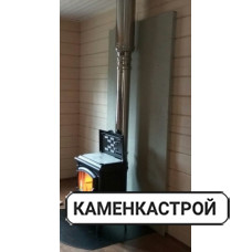 Комплект 200х115 мм для подключения печи/камина через потолок с сэндвич-дымоходом 3м