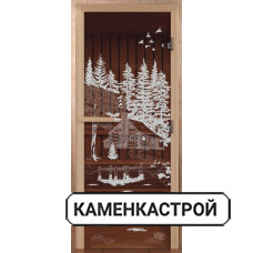 Сила Алтая Банька в лесу Бронза прозрачная