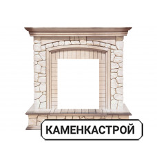 Портал Preston - Белый/Слоновая кость с патиной