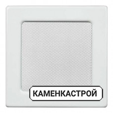 Вентиляционная решетка для камина 170х170мм Белая
