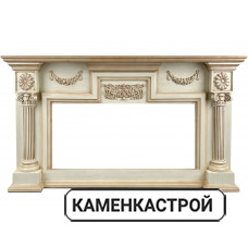 Портал London - Слоновая кость с патиной (Ширина 1490 мм)