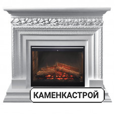 Каминокомплект Valletta - Белый с очагом Symphony 30&#039;&#039; DF3020-INT