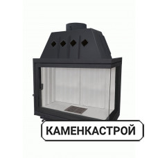 Каминная топка Альфа 1000 два стекла правая ТА 1000R