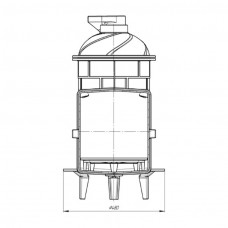 Печь банная Атмосфера с сеткой