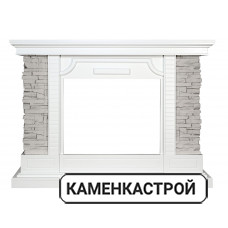 Каминокомплект Avignon - Белый с очагом Vision 26 LED FX
