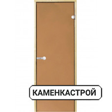 Дверь Harvia SТG 7x19 ольха/бронза