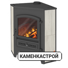 Печь-камин Этна БКД угловой беж