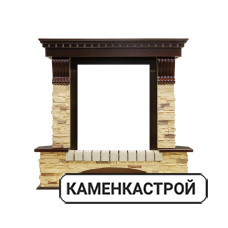 Портал Pierre Luxe угловой - Темный дуб / Сланец (Высота 1050мм)